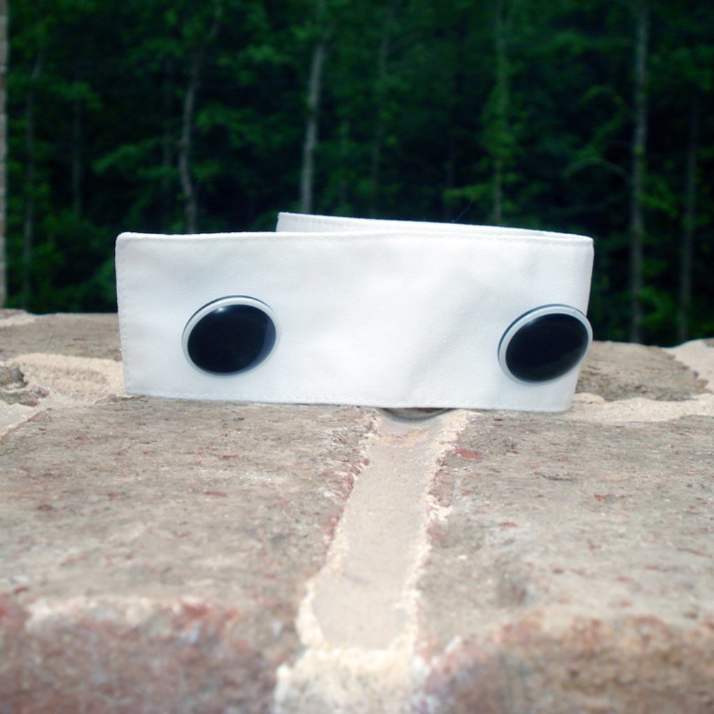 Belt - Black and White Cloth - 44 inches Length